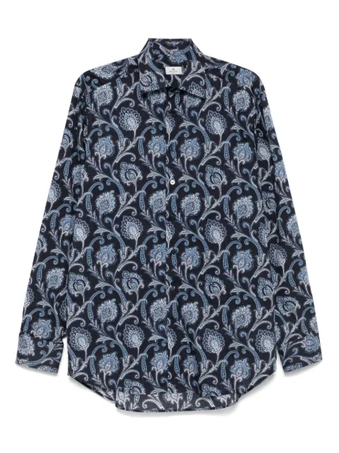 ETRO printed shirt Blue MRIB002599SA5M2