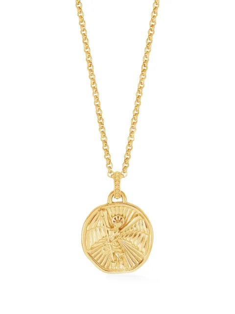 DOWER AND HALL St. Michael-pendant necklace Gold SCP28MV22
