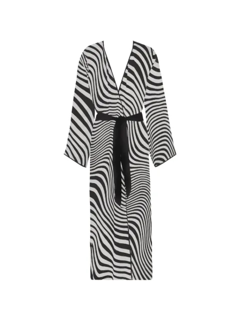 Maison Close Fever beach cover-up Black 563952