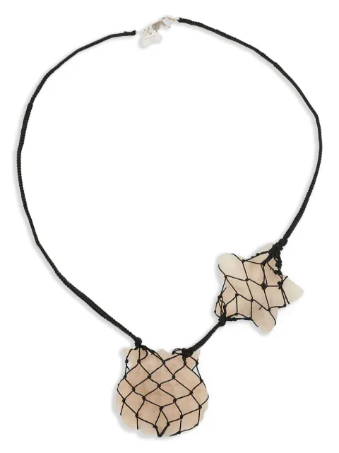 Niccolò Pasqualetti Reef Avvolta necklace Neutrals G004AVVONATURALBLACK