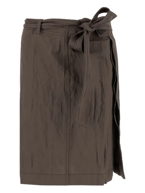 Ferragamo wrap midi skirt Grey 13G997CONCRETE