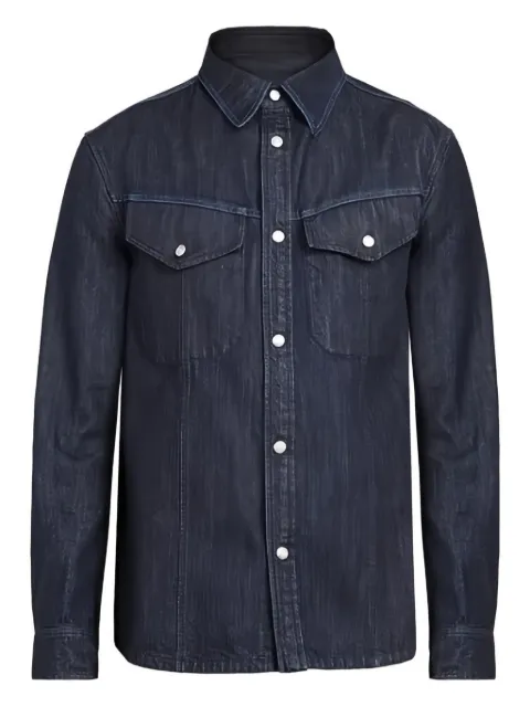 Ferragamo flap-pocket cotton jacket Blue 751673