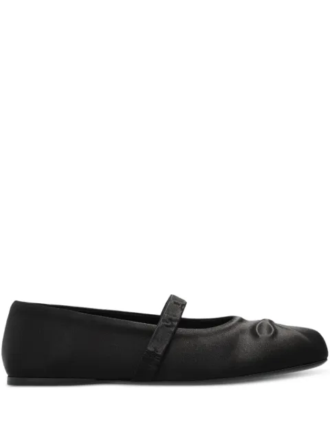 Marni leather ballet flats Black MJMS007700P2455