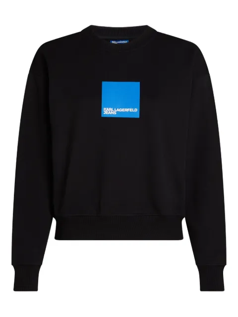 Karl Lagerfeld Jeans box logo sweatshirt Black A1W20006999