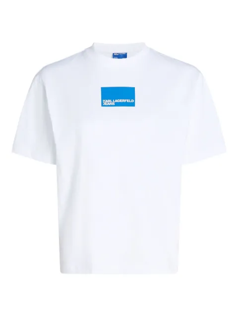 Karl Lagerfeld Jeans logo-print T-shirt White A1W17006100
