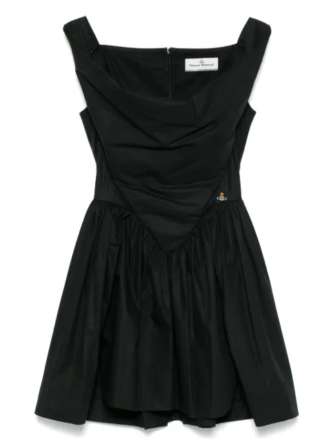 Vivienne Westwood cotton midi dress Black 1101039HW009Q