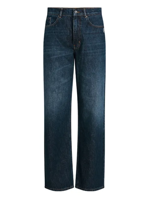 Karl Lagerfeld logo-patch jeans Blue A2M101611CR