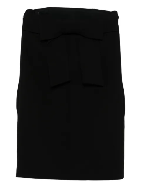 Moschino bow-detail dress Black A04455524