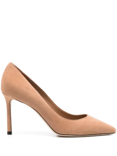 Jimmy Choo 85mm Romy pumps Neutrals ROMY85KDU
