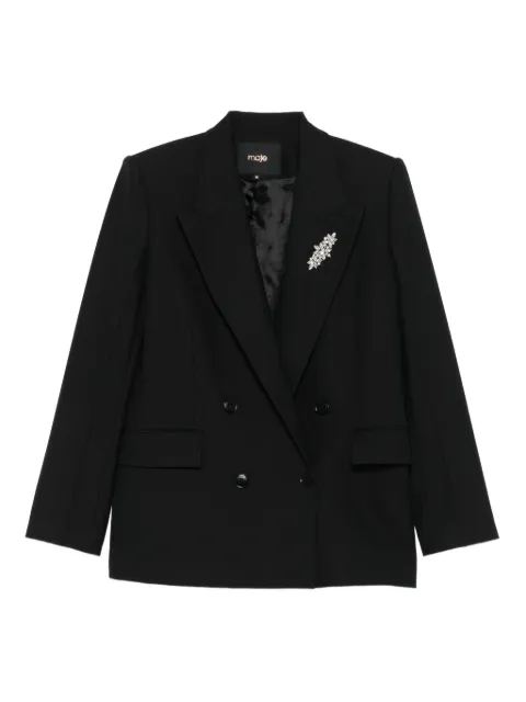 Maje double-breasted blazer Black MFPVE00725