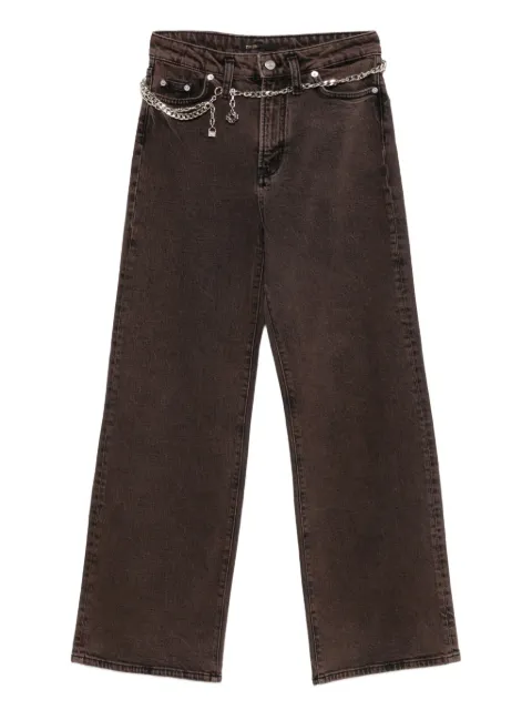 Maje chain-belt jeans Brown MFPJE00765