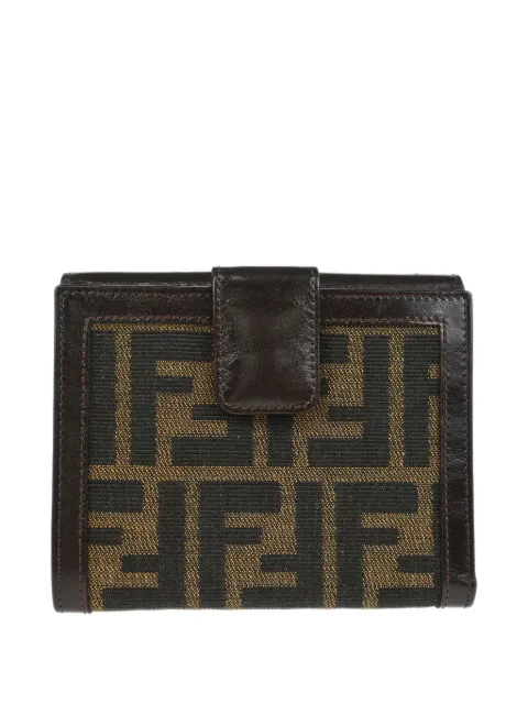 Fendi Pre-Owned 1990-2000 Zucca wallet Brown 226612671008