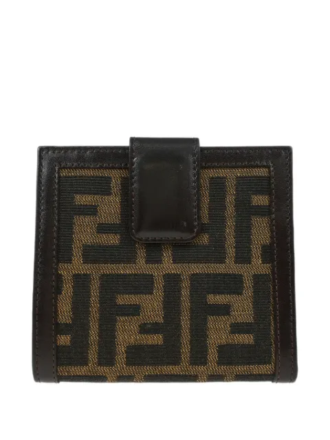 Fendi Pre-Owned 1990-2000 Zucca wallet Brown 227001695018