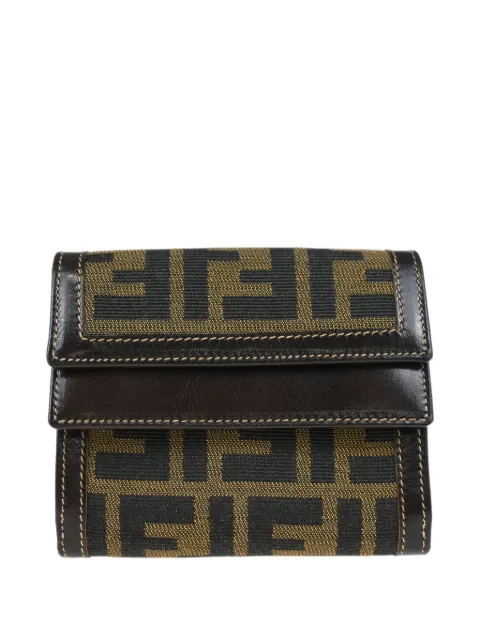 Fendi Pre-Owned 1990-2000 Zucca wallet Brown 225100109079