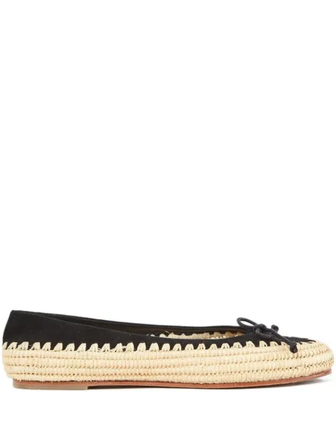 Paloma Barceló Tina leather flats Black TINAKIDSUEDE