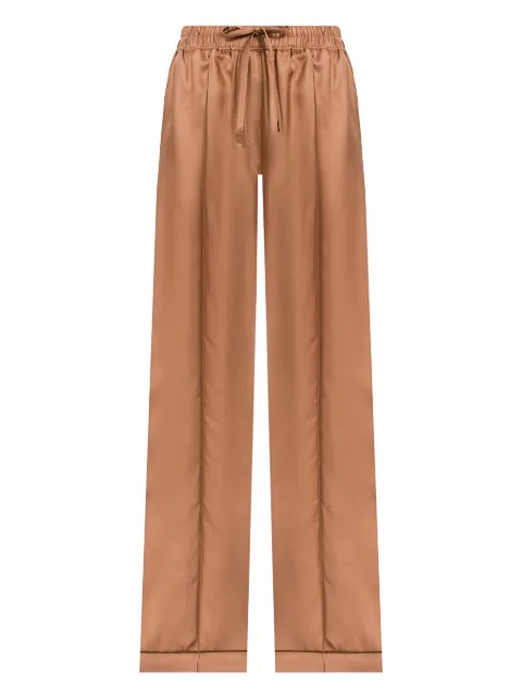 TOM FORD drawstring silk trousers Brown PAW604FAX1426