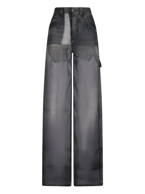 Destin Winona denim-effect trousers Black HEW03300OR001
