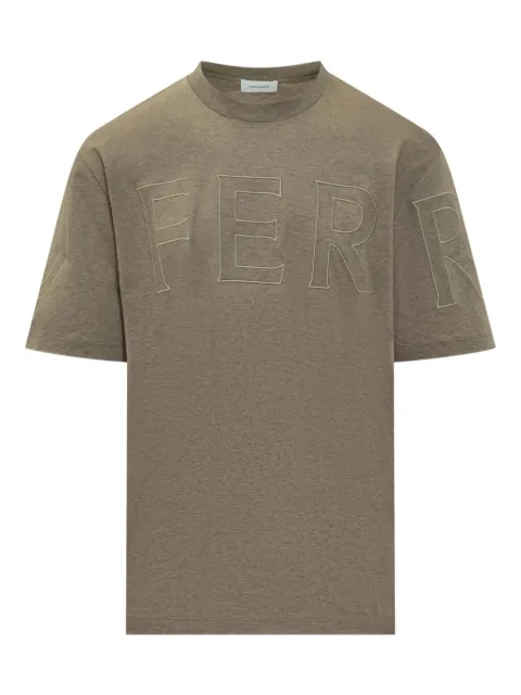 Ferragamo logo-detail cotton T-shirt Neutrals 783908