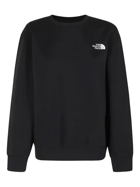 The North Face logo-embroidered crew-neck sweatshirt Black NF0A89ET