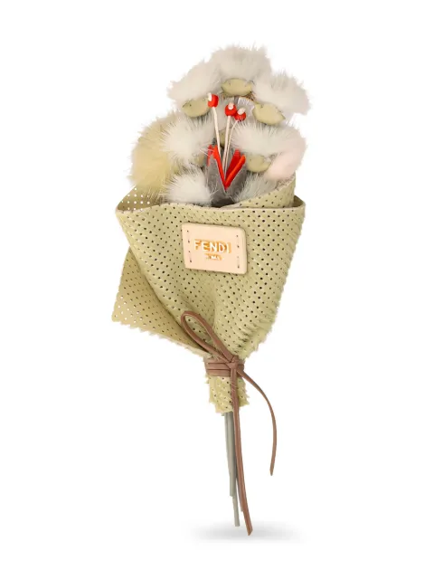 FENDI Flower Bouquet brooch Neutrals 7AS371AURP