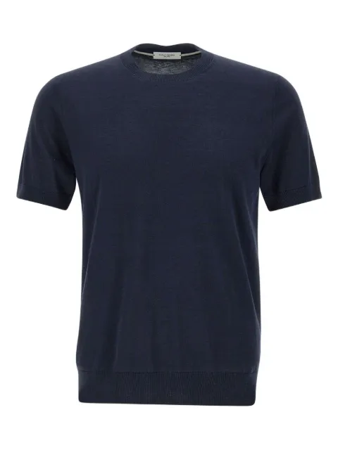 Paolo Pecora silk-blend T-shirt Blue A010F200