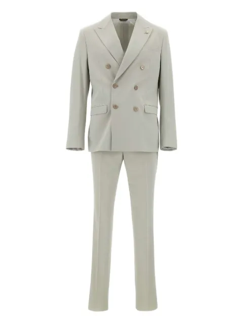 Manuel Ritz double-breasted suit Grey 3830A337825310421