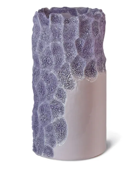 Editions Milano Oxymoron textured ceramic vase (15cm x 29cm) Pink OX1040