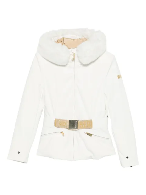 Goldbergh faux-fur belted jacket White GE00112254