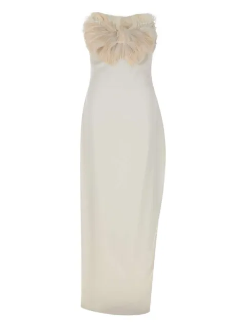 Isabel Sanchis Katsuhiro satin dress White KATSUHIROWHITE