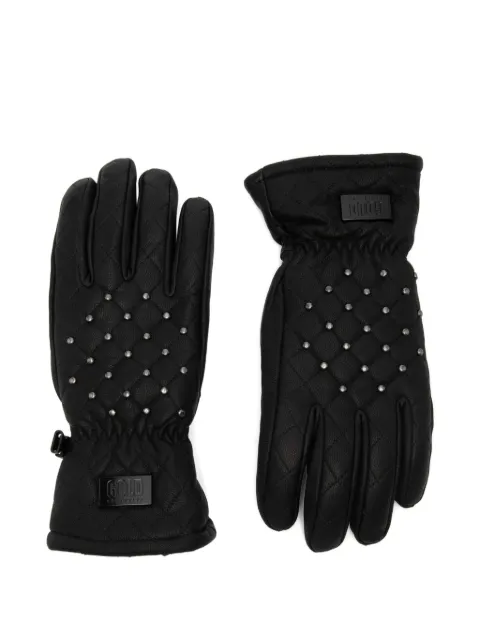 Goldbergh quilted embellished gloves Black GE68214254