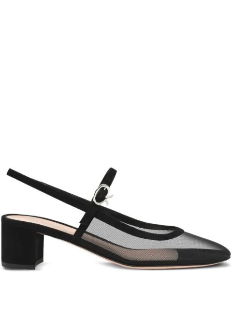 Gianvito Rossi 45mm Francoise pumps Black G9557445RICRSC