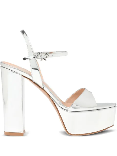 Gianvito Rossi 85mm Marlena sandals Silver G3268885RICMET
