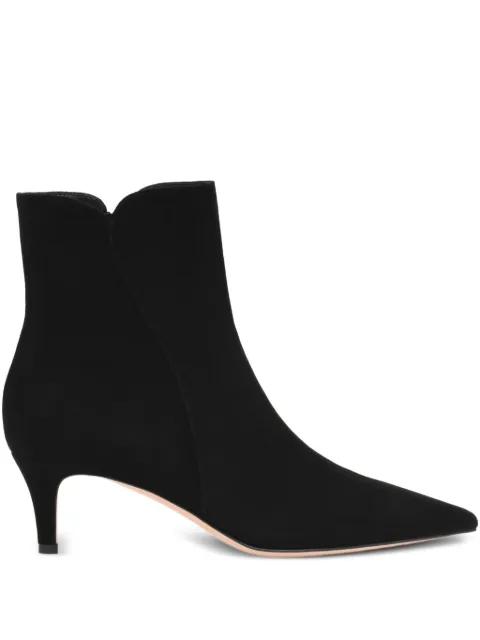 Gianvito Rossi 55mm Levy ankle boots Black G7386855RICCAS
