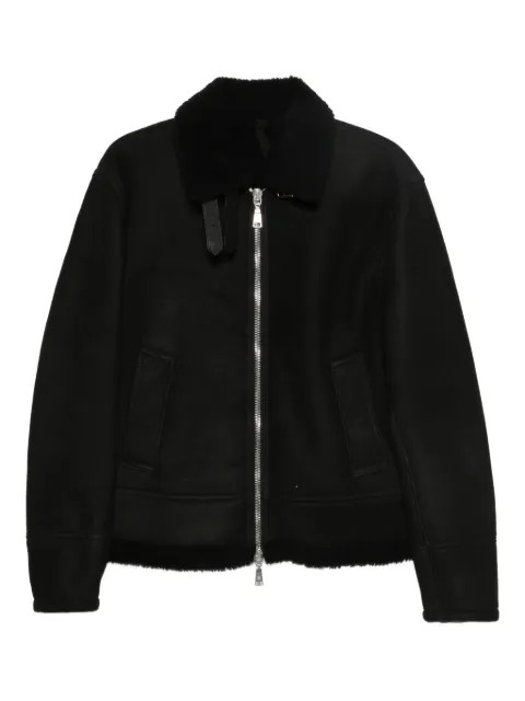 Tagliatore zip-up bomber jacket Black STEELECHI2509