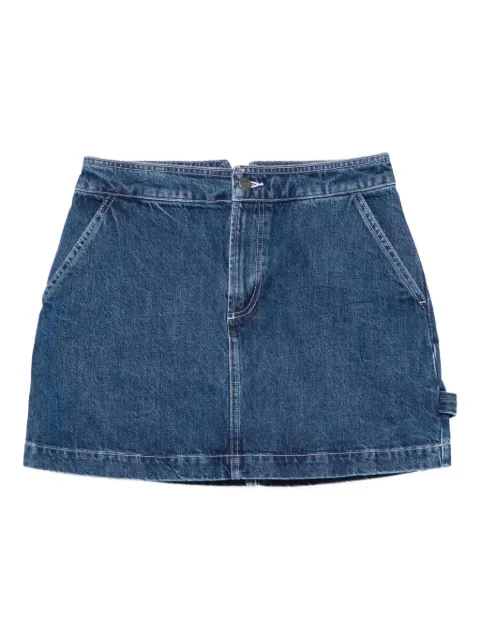A.P.C. pocketed denim A-line skirt Blue COHETF06455