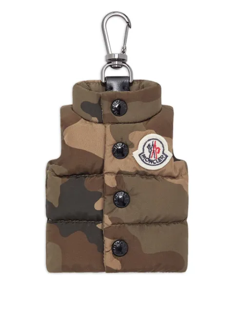 Moncler puffer-vest keychain Green K209A6F00002M7727