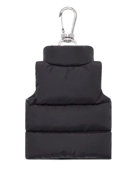 Moncler down gilet shape key ring Black L209A6F00002M7726