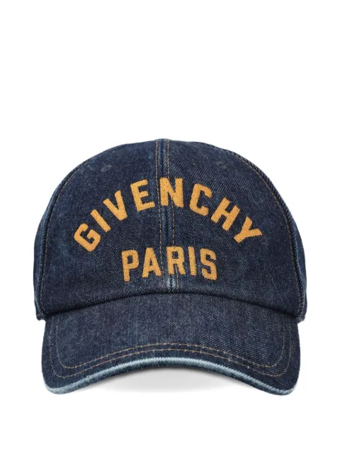 Givenchy denim logo-embroidered cap Blue BPZ0BWP0XY