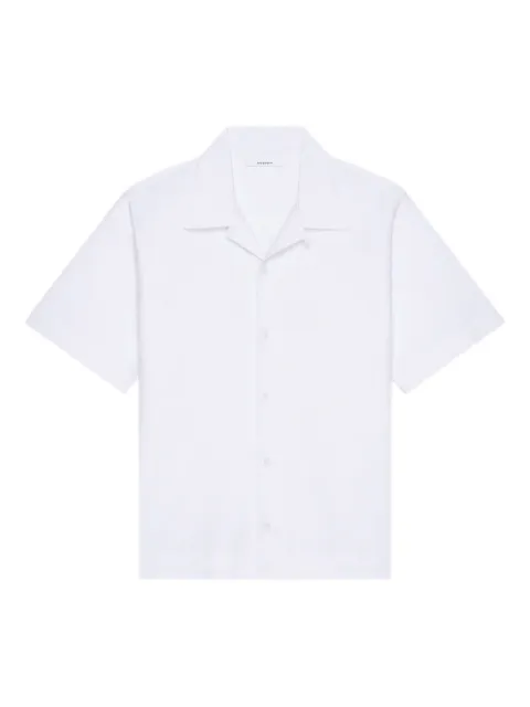 Givenchy revere-collar short-sleeve shirt White BM616J15H7
