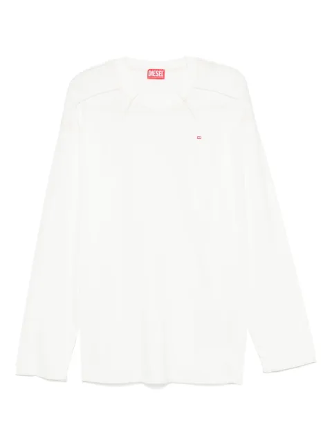 Diesel long-sleeve panelled T-shirt White A194640NIAX