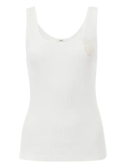 Chloé broderie-anglaise skirt Neutrals CH25AJH12176