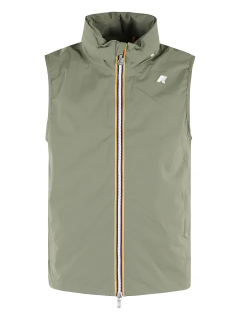 K-Way Valen logo gilet Green K3123TW
