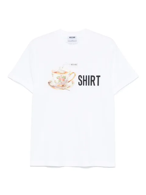 Moschino graphic-print T-shirt White 07225541
