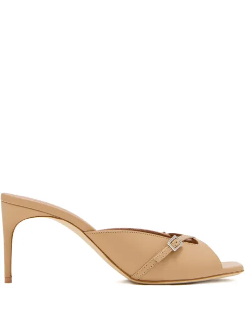 Malone Souliers 70mm crossover strap sandals Neutrals FRANCINE701