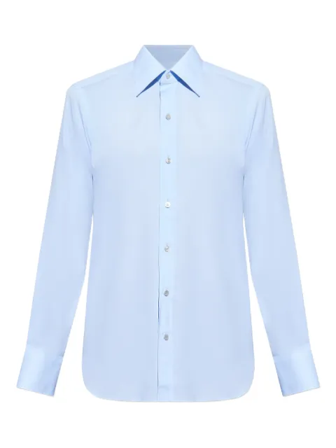 TOM FORD cotton shirt Blue HSBC01CGS02