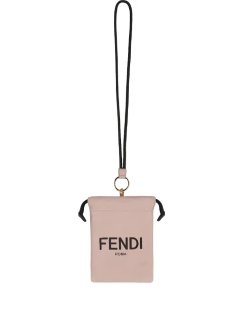 FENDI leather clutch bag Pink 7AR920ADM9