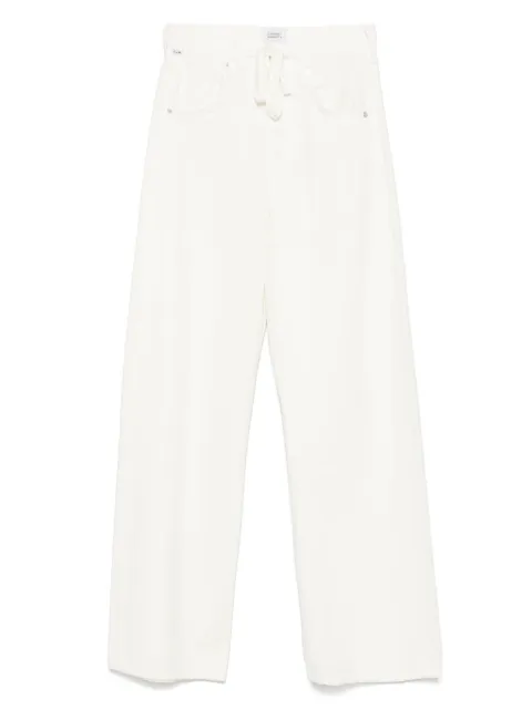 Citizens of Humanity logo-patch jeans White 20691664