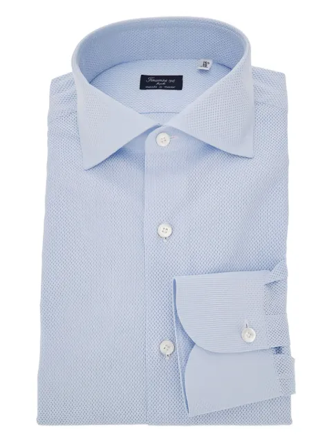 Andrea Finamore cotton shirt Blue MLZNPSZC009015