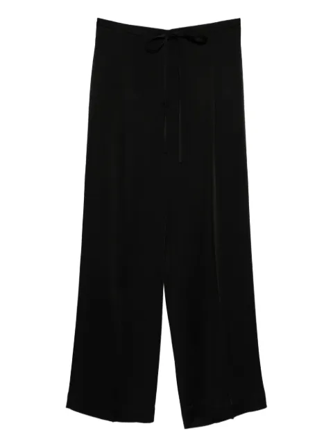 Róhe tie-waist trousers Black 41630125