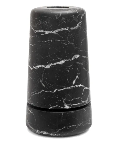 Editions Milano Atlantico H marble vase (24.7cm x 45cm) Black AT1020